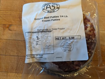 Beef Bull Burger Patties 5lb